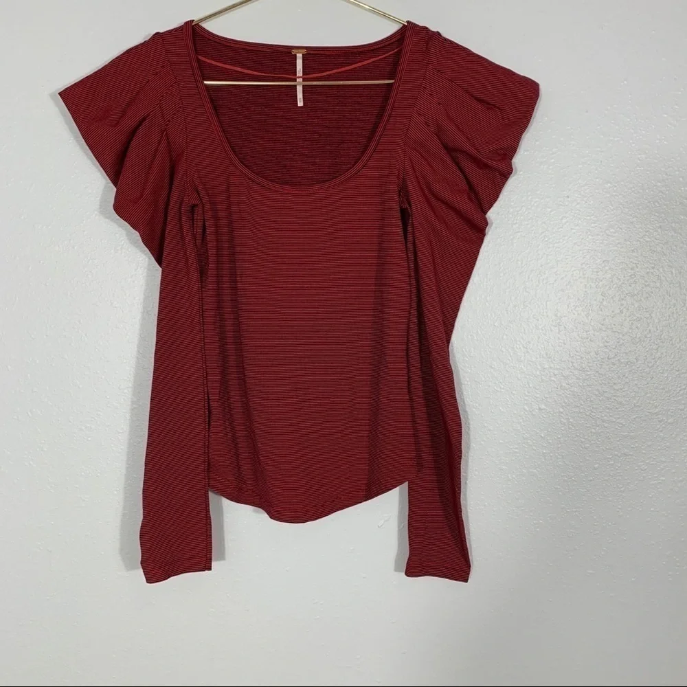 Free People Penelope Puff Sleeve Shirt